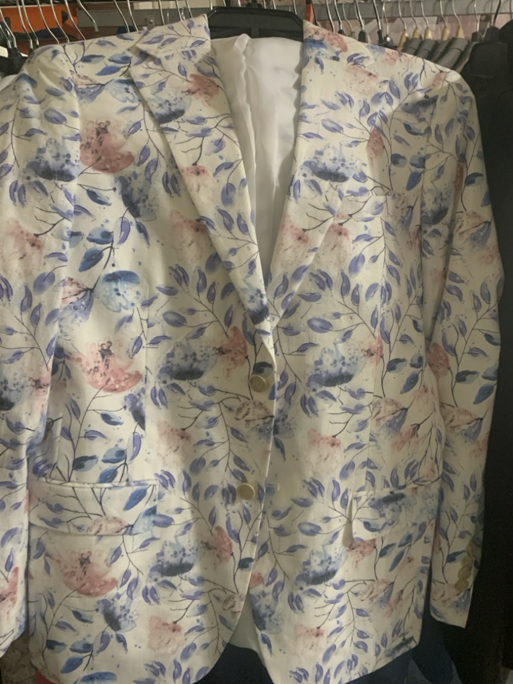 Burgundy Palm Sport Jacket
